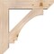 Ekena Millwork Imperial Slat Smooth Bracket w/ Offset Brace, Douglas Fir, 7 1/2"W x 34"D x 34"H BKT0806X34X34IMP06SDF - alternate 3